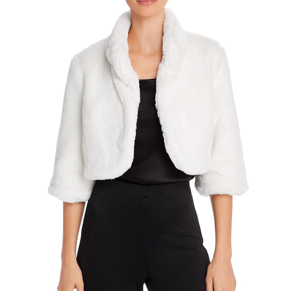 Laundry by Shelli Segal Faux Fur Shrug